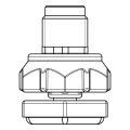 Foot - 1325007738 Foot Bush Assembly [Electrolux Aeg]